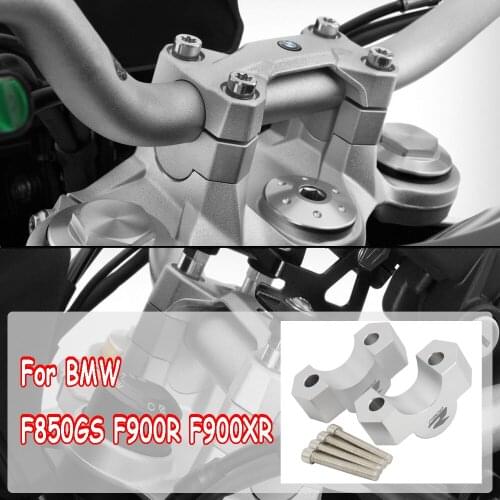Motorcycle For BMW F850GS F900R F900XR Handlebar Risers Clamp Extend Handlebar Adapter Mount
