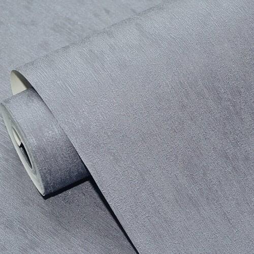 Beibehang Pure plain large area full waterproof wallpaper cement gray hair clothing store showroom office conference wall paper