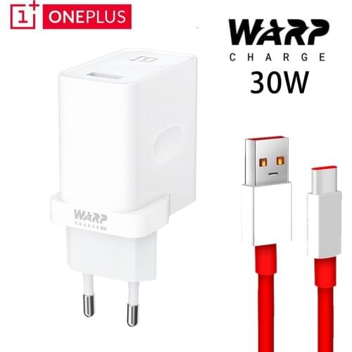 Original OnePlus 7Pro Charger 30W Warp Charger 6A USB Type-C Cable Fast Charging Power Adapter For OnePlus 7 Pro 8 Pro 1+ 7T Pro