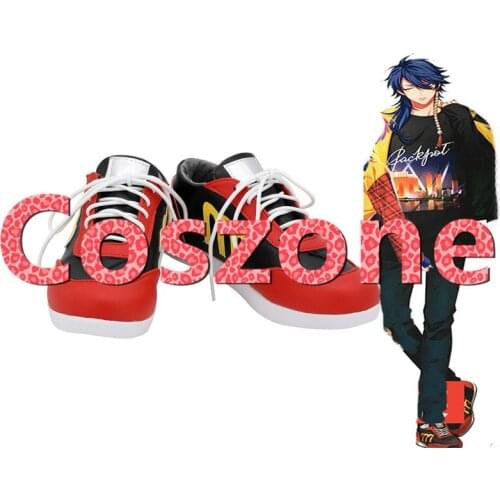 Division Rap Battle Hypnosis Mic DRB Dead or Alive Dice Arisugawa Cosplay Shoes Boots Halloween Cosplay Costume Accessories