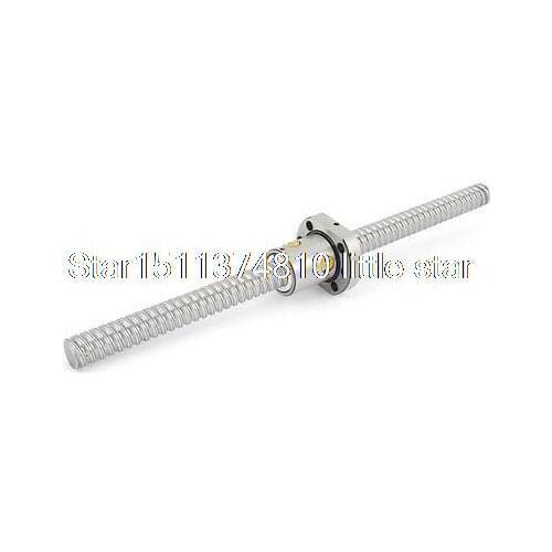 SFU1610 Silver Tone Metal 10mm Lead 300mm Length Ball Screw