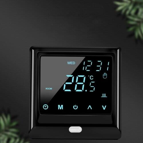 203F 16A Wifi Smart Thermostat Digital Temperature Controller LCD Display Touch Screen for Wall Hanging Furnace Steam Room