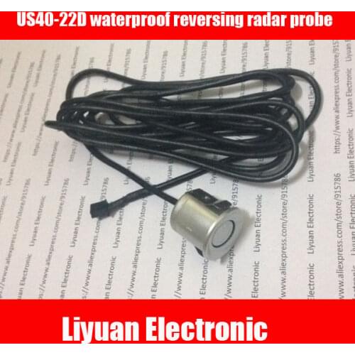 5pcs / lot 40KHz 22MM waterproof reversing radar probe US40-22D (integrated) ultrasonic sensor probe
