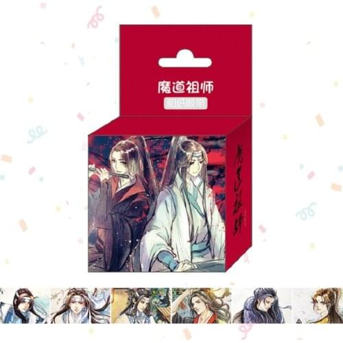 10pcs/lot 1.5cm*5m Anime Mo Dao Zu Shi Washi Adhesive Tape DIY Sticker Label Masking Tape toy gift