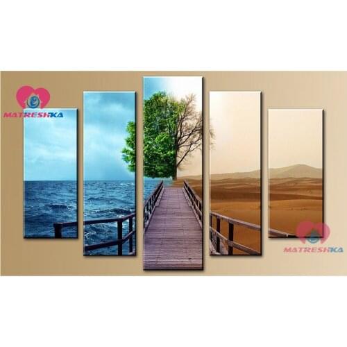 Diamond embroidery sale 5d Diamond painting DIY Multi-painting landscape pattern Diamond mosaic rhinestones pictures home decor