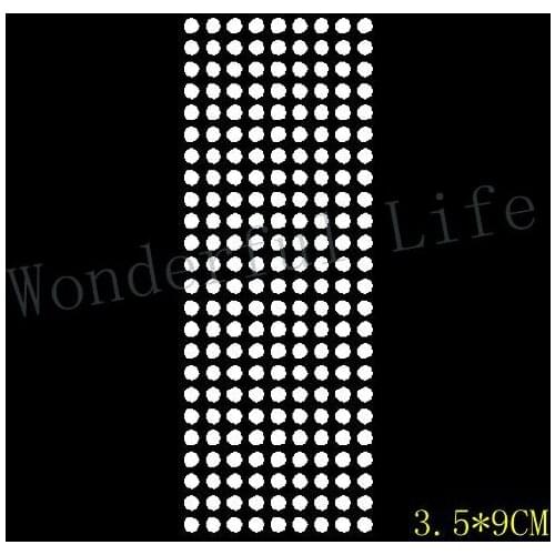 Free shipping small and short strip hotfix rhinestones transfer design motif bling for clothing
