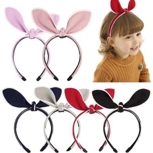 Best selling rabbit ears headband childrens hair accessories headdress handmade jewelry hair clips