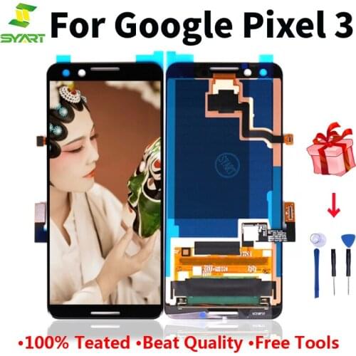 For Google Pixel 3 5.5" LCD Display Touch Digitizer Screen For Google Pixel 3 Display LCD Replacement