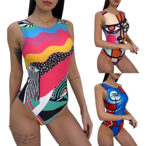 Women swimsuit Halter Neck One Piece Swimsuit Brazilian Sexy Swimwear