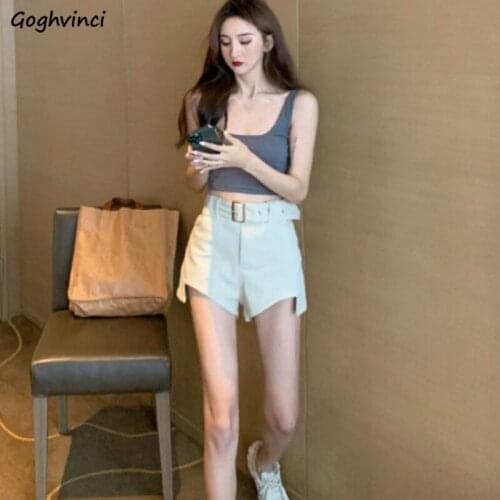 Denim Shorts Women Fashion Solid Sashes Loose Leisure All-match Korean Style High Waist Streetwear Summer New Female Simple Fit