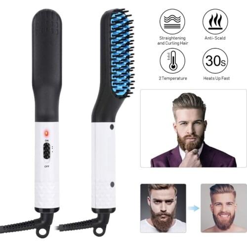 Electric Curling Comb Copper Comb Wet Dry Dual-use Curling Household Curling Straight Multifunctional Bangs Straightening Comb