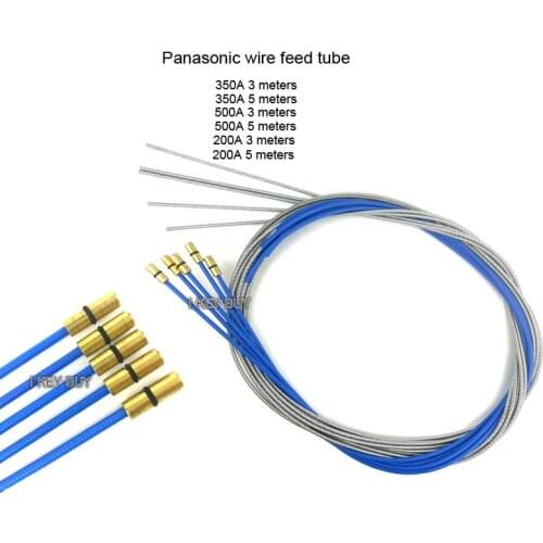 350A 500A 200A For Panasonic CO2 Gas Shielded Welding Torch Accessories Wire Tube Two Welding Machine Guide Wires Spring Tubes