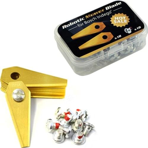 Multifunctional 18pcs Lawn Robot Blade Replacement Blade For Bosch Indigo Lawn Moving Machine Household Useful Family