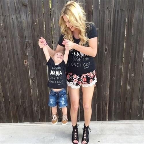 2017 New Baby Boy Girl Letter Print T shirt Fashion cotton short-sleeve party Letter T-shirt+pants 2pcs clothing set