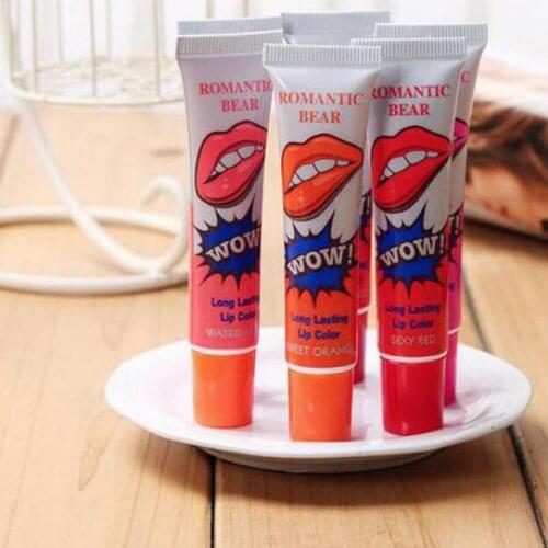2019 Real New Brand Easy Peel Off Lip Gloss Mask Waterproof Long Lasting Makeup Tattoo Matte Tint Lipstick Women Balm Cosmetic