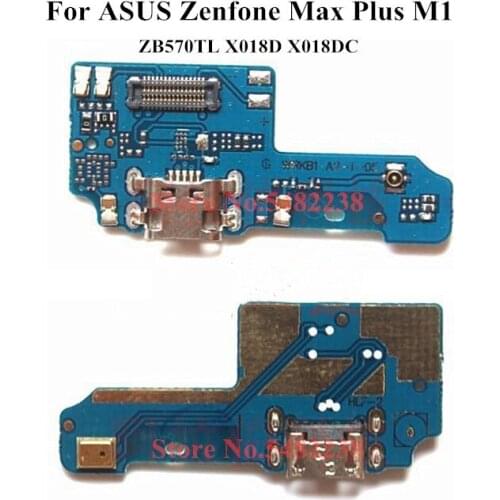 New USB Charging Port Dock MIC Flex cable For ASUS Zenfone Max Plus ZB570TL X018D X018DC Charger plug with microphone Connector