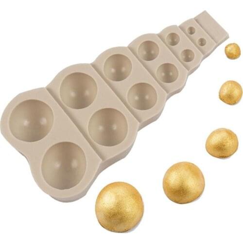 Half Sphere Silicone Molds Bakeware Cake Decorating Tools Pudding Jelly Chocolate Fondant Mould Ball Biscuit Baking Moulds