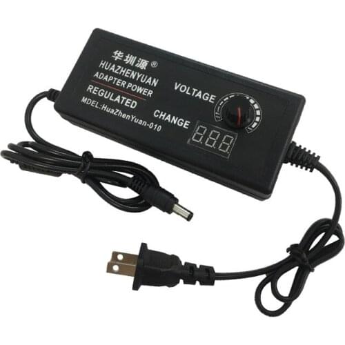 12v 24v Adjustable LED Adapter Switch Power Supply 3A 72W Regulated Power Adapter AC DC EU 2 YEARS Plastic Changed