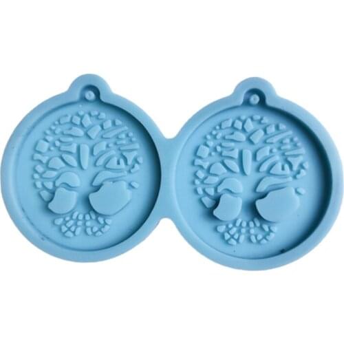 Earrings Epoxy Resin Mold Keychain Pendant Silicone Mould DIY Craft Jewelry Mold T84A