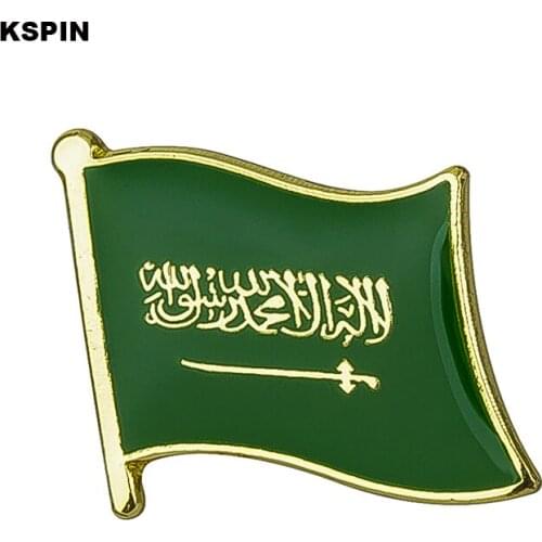Saudi Arabia flag pin lapel pin badge 10pcs a lot Brooch Icons KS-0157