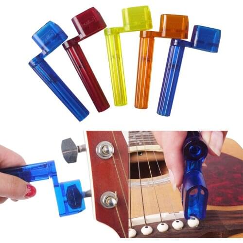 Alice Guitar String Winder Bridge Pin Puller Peg Remover Replacement Tool Plastic for Acoustic Electric Guitar Bass Accessories