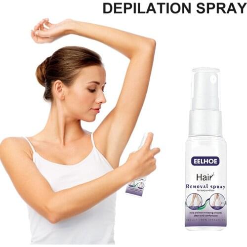 Eelhoe Hair Removal Spray Hair Removal Spray Axillary Hand Leg Hair And Mild Hair Removal Cream Male Painless Hair Removal TSCM1