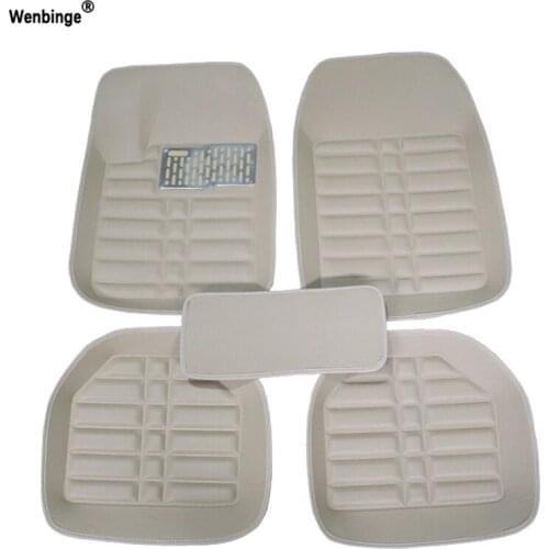 Wenbinge Universal car floor mat For MINI Cooper R50 R52 R53 R56 R57 R58 F55 F56 F57 Countryman R60 F60 car accessories styling