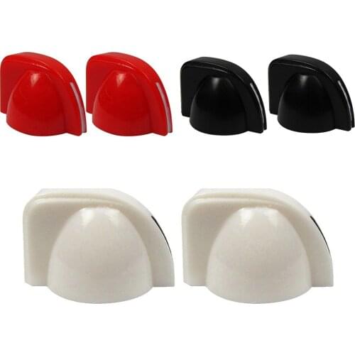 2 Pcs Vintage Chicken Head Guitar Effect Pedal Amplifier Knobs AMP Control Potentiometer Knob 6mm Replacement Accessory Part