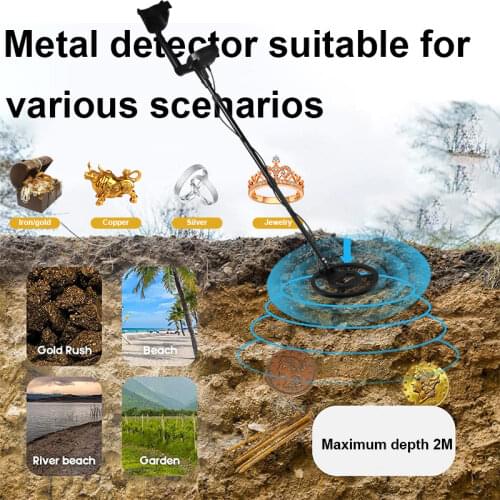 High Precision MD-830 Gold Metal Detector Coil Underground Professional Waterproof Metal Hand Archaeology Held Metal Detector