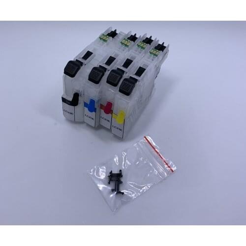 YOTAT 1set Empty Refillable LC23 LC23E LC23EXL ink cartridge LC 23E For Brother MFC-J5920DW inkjet printer