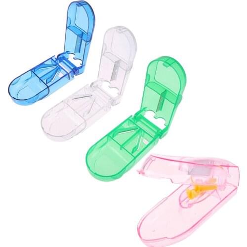 1pcs Pill Case Folding Vitamin Medicine Drug 4 Colors Pill Box Case Organizer Tablet Container Cutting Drugs Dropshipping