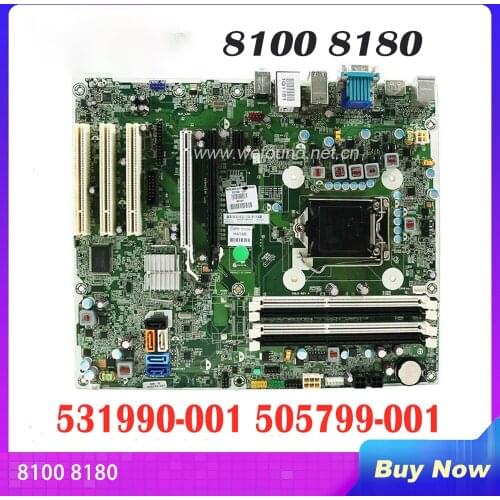 100% Working Desktop Motherboard for Q57 531990-001 505799-001 COMPAQ 8100 8180 System Board Fully Tested