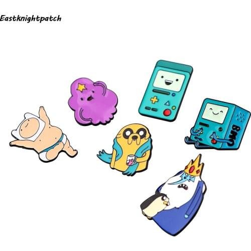 12pcs/lot E3218 Fashion Cartoon Enamel Pin and Brooch Backpack Clothes Badge Women and Men Tie Pins Charm Jewelry