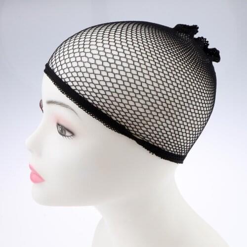 5pcs Black Comfortable Wig Mesh Net Elastic Stretch s for Making Wigs