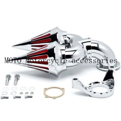 Motorcycle Spike Air Cleaner Intake Filter For Harley CV Carburetor Delphi V-Twin Motorbike Air Cleaner Kits Black/Chrome Color