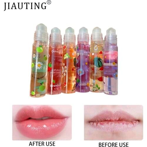 JIAUTING Aloe Vera Lip Gloss Transparent Waterproof Lipstick Lip Oil Natural Lip balm Colorless Primer Vitamin E Makeup