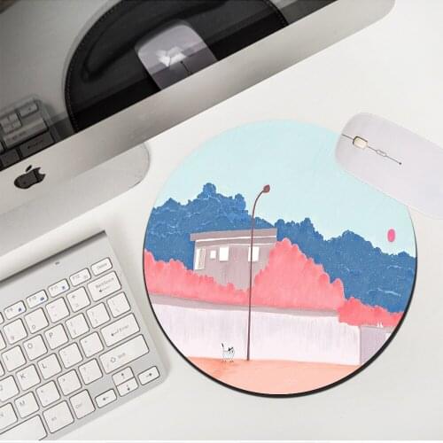 MRGLZY Drop Shipping Minimalist Small Mouse Pad Genshin Impact Gamer MousePad Cute DeskMat Non-slip Rubber PC Gaming Accessories