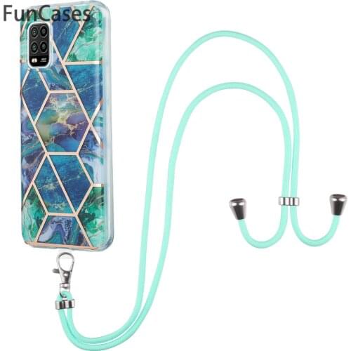 Blue Silicone Cases For telefoon Xiaomi 10 Lite Wallet Case Soft IMD Half-Wrapped Cover Casa Xiaomi phone 10 Lite 5G Telephone