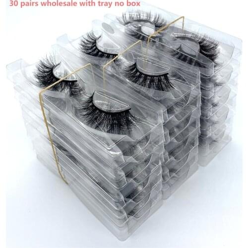 Wholesale 30 pairs no box Eyelashes 3D Mink Lashes Handmade Dramatic Lashes 40 styles cruelty free resuable mink lashes S series