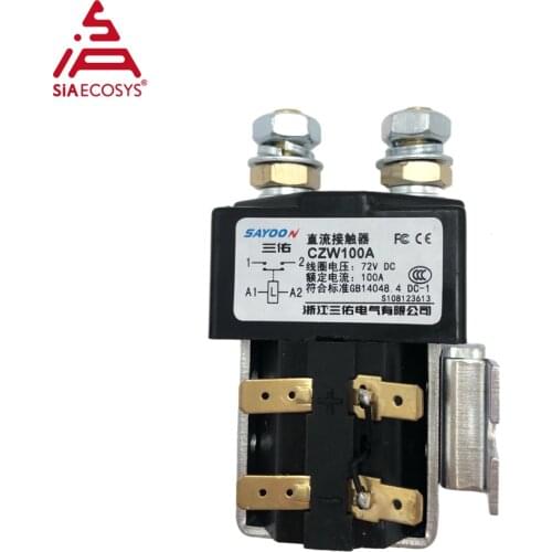 ZJW 48-72V 100A Main Contactor For Electric Scooter