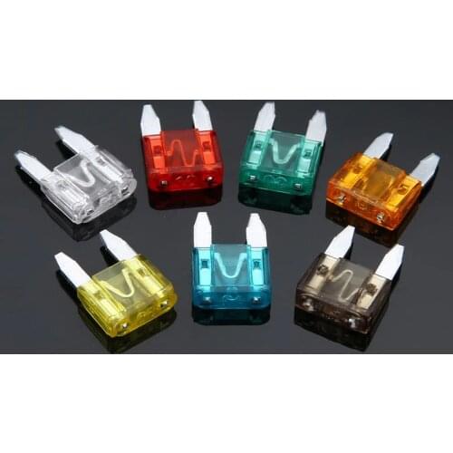 35pcs Mini Blade Fuse High Quality Mixed Mini Standard Blade Fuse Car Auto 5A 7.5A 10A 15A 20A 25A 30A For Truck Boat Auto
