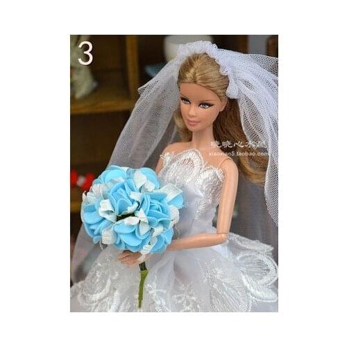 High quality Handmade Gifts For Girls Flower hand bouquets For BB 1:6 Doll BBI00143