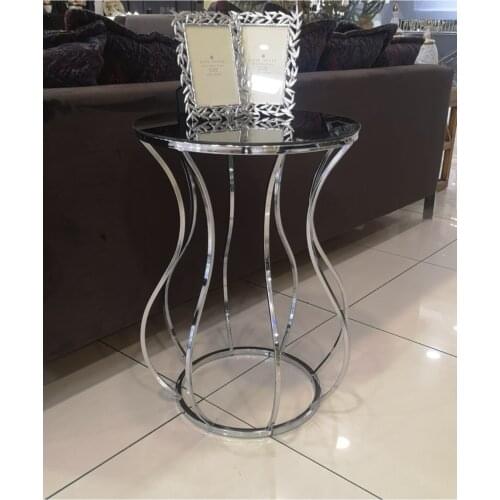 Modern Nona Metal Foot Silver Side table, Fiskos coffee tables table basse furniture living room table