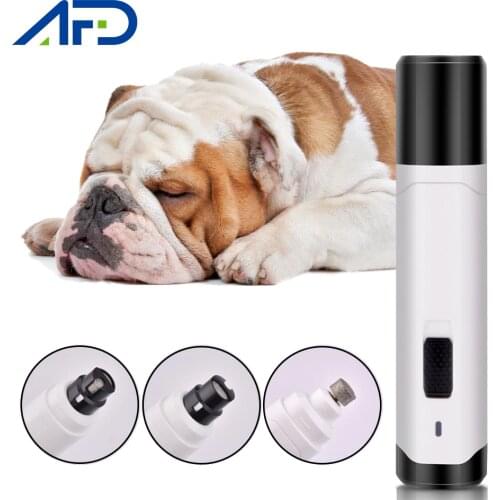 Professional Small Large Dog Cat Electric Claw Paws Nail Grooming Tool Pet Nail Grinder Clipper Pedicure Tool for Pet Dog Cat