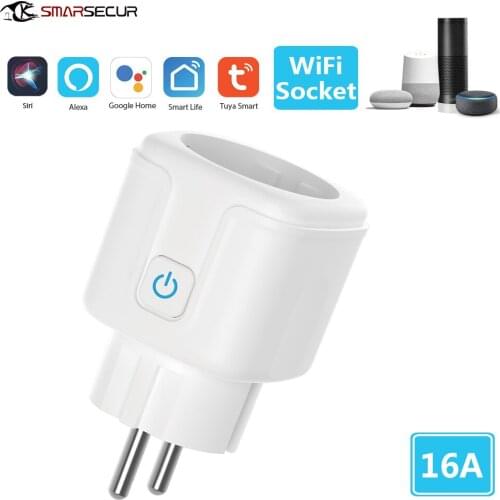 16A Smart-Socket Outlet Smart swith Wifi Tuya-App Wireless-Plug Google Home for air-conditioner
