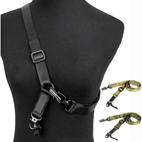 Tactical Gun Sling 2 Point Metal Gun Strap Army Safety Rifle Airsoft Rope Shotgun Ar Ak 47 Slings Shooting Hunting Accessories