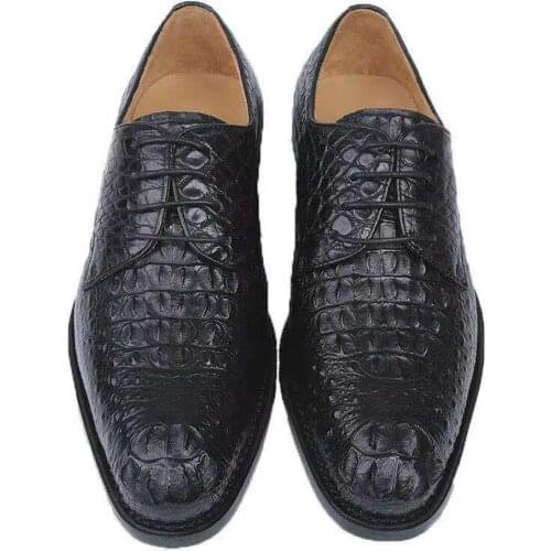Hexiaofengdedian men dress shoes male formal shoes men crocodile leather shoes crocodile skull leather business marry