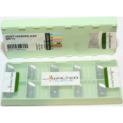10PCS CARBIDE INSERT ZDGT150408R-K85 WK10