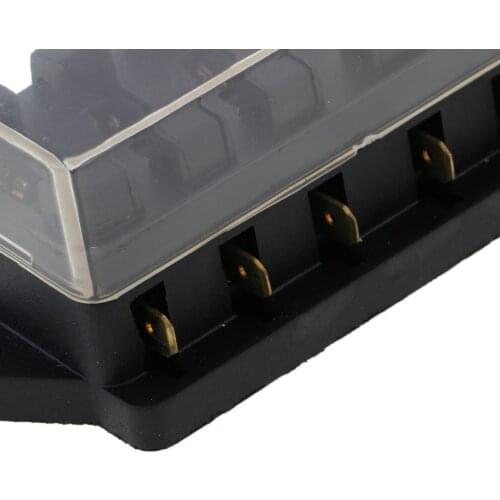 12V/24V Universal Car Boat 6 Way Circuit ATO ATC Style Blade Fuse Box
