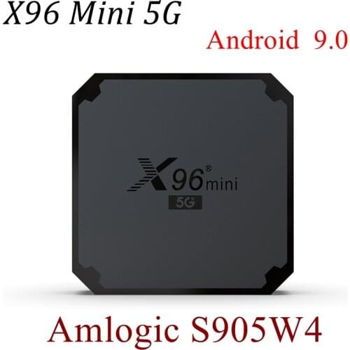 5PCS X96 Mini 5G Android 9.0 TV Box Amlogic S905W4 Quad Core 1G 8G 2G 16G 2.4G&5G Dual Wifi 4K Ultra HD Youtube Media Player